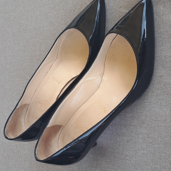 FINAL PRICE Luoboutin black kitten heals 37.5 - Picture 4 of 9